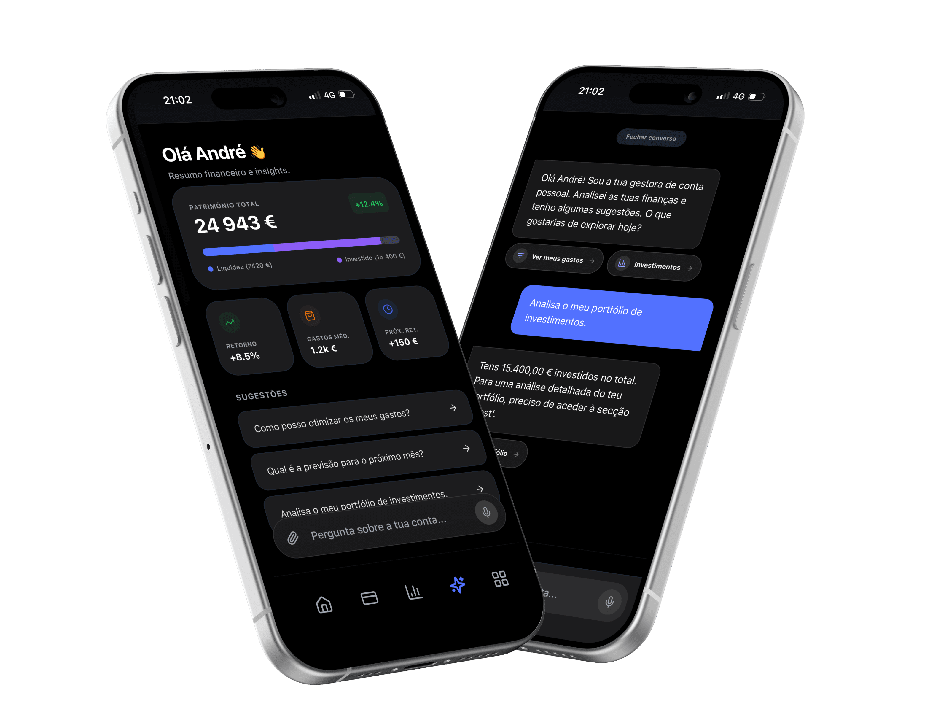 Gestor de conta com IA da Dolux